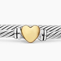 Classic Cable Heart Station Bracelet | David Yurman