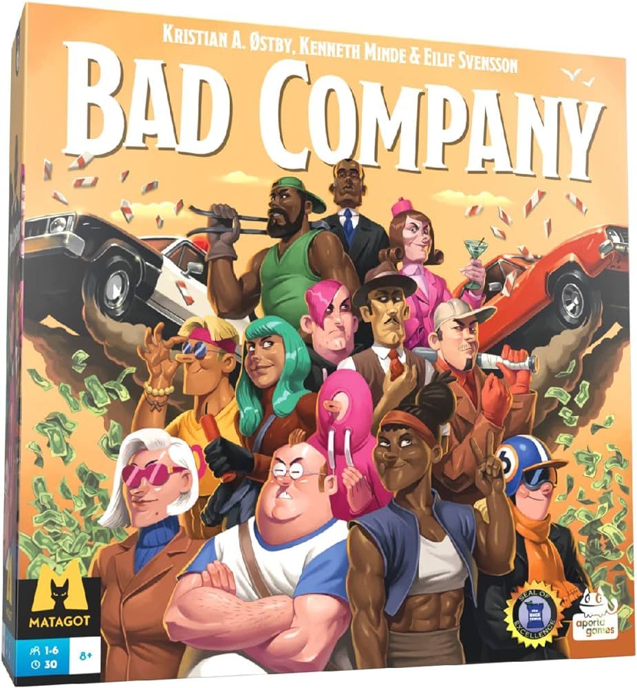 Bad Company Board Game | Gang Heist Themed Set Collection Strategy Game | Fun Family Game for Kid... | Amazon (US)