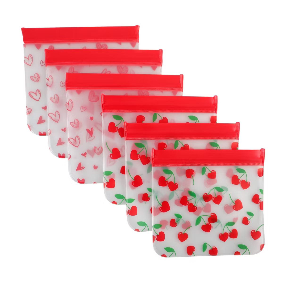 Cook With Color 6pk Reusable Treat Bags | Target