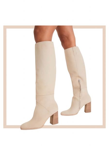 Sand Nubuck leather knee high Fall fashion boots

#LTKstyletip #LTKfindsunder100 #LTKshoecrush