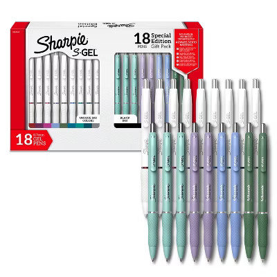 Sharpie S-GEL 18ct Set 0.7mm Holiday Gifting | Target