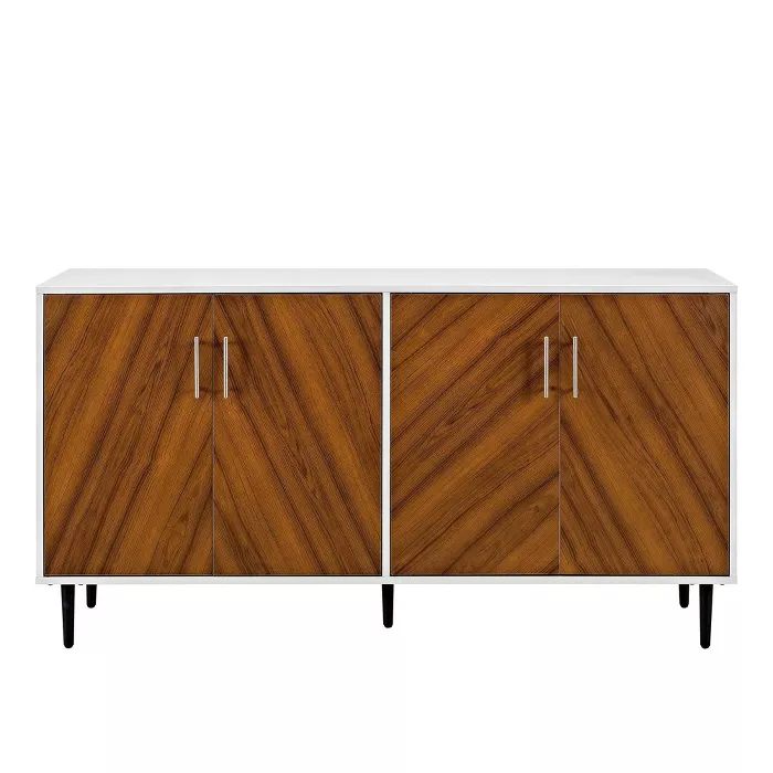 Angelo Modern Bookmatch 4 Door Sideboard - Saracina Home | Target