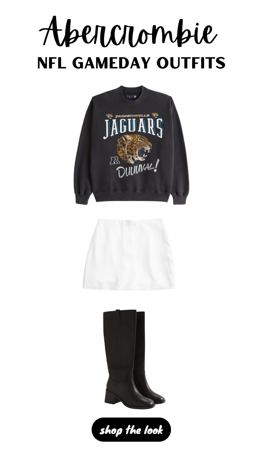 Abercrombie 40% off sale!
NFL GameDay Outfit Idea
#Jaguars
#Footballl

#LTKSeasonal #LTKFallSale #LTKStyleTip