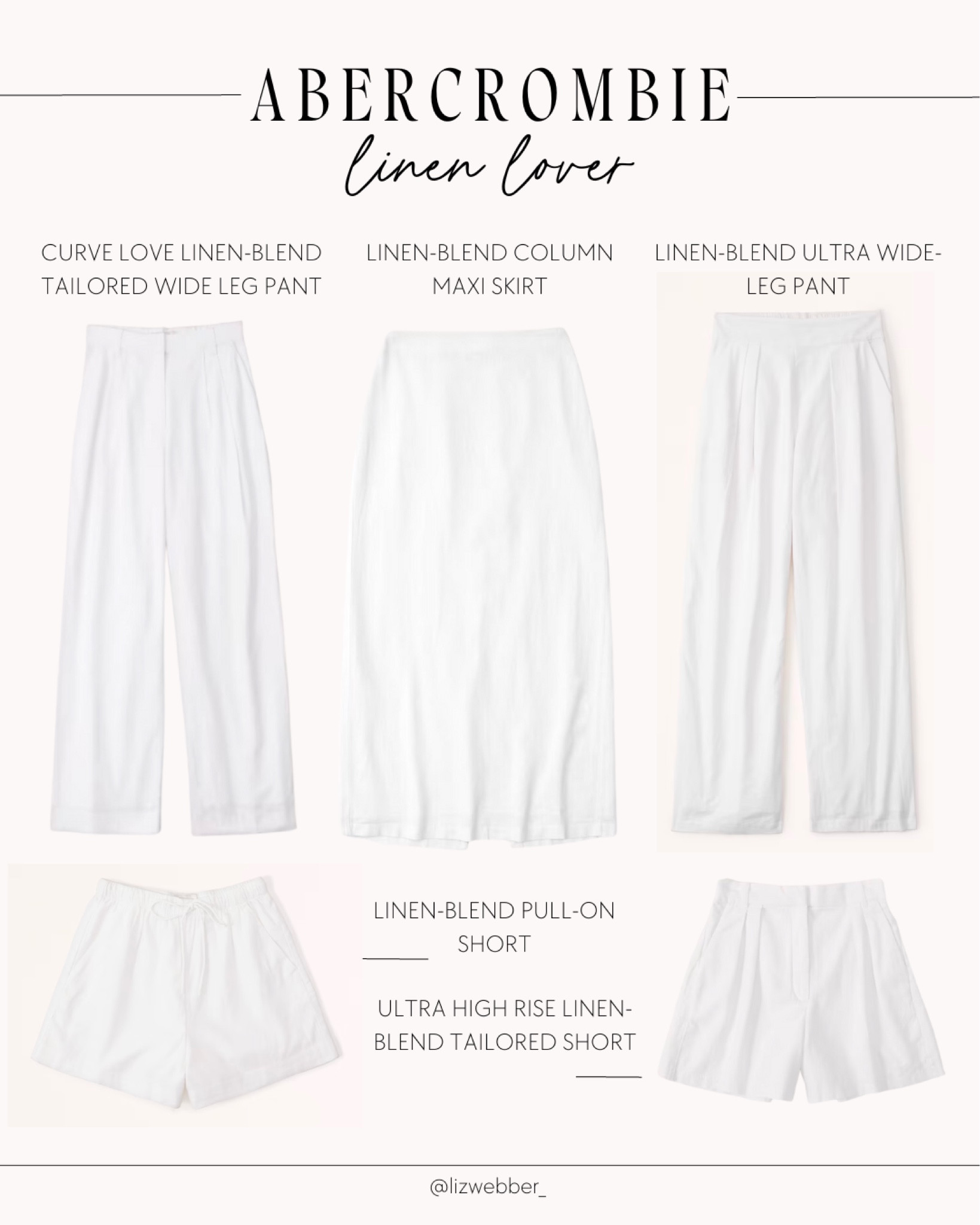 Best of Abercrombie: Linen Lover ☁️

Abercrombie finds, Abercrombie sale, linen pants, linen shorts, summer outfit inspo, vacation outfit inspo

#LTKstyletip #LTKsalealert #LTKFind