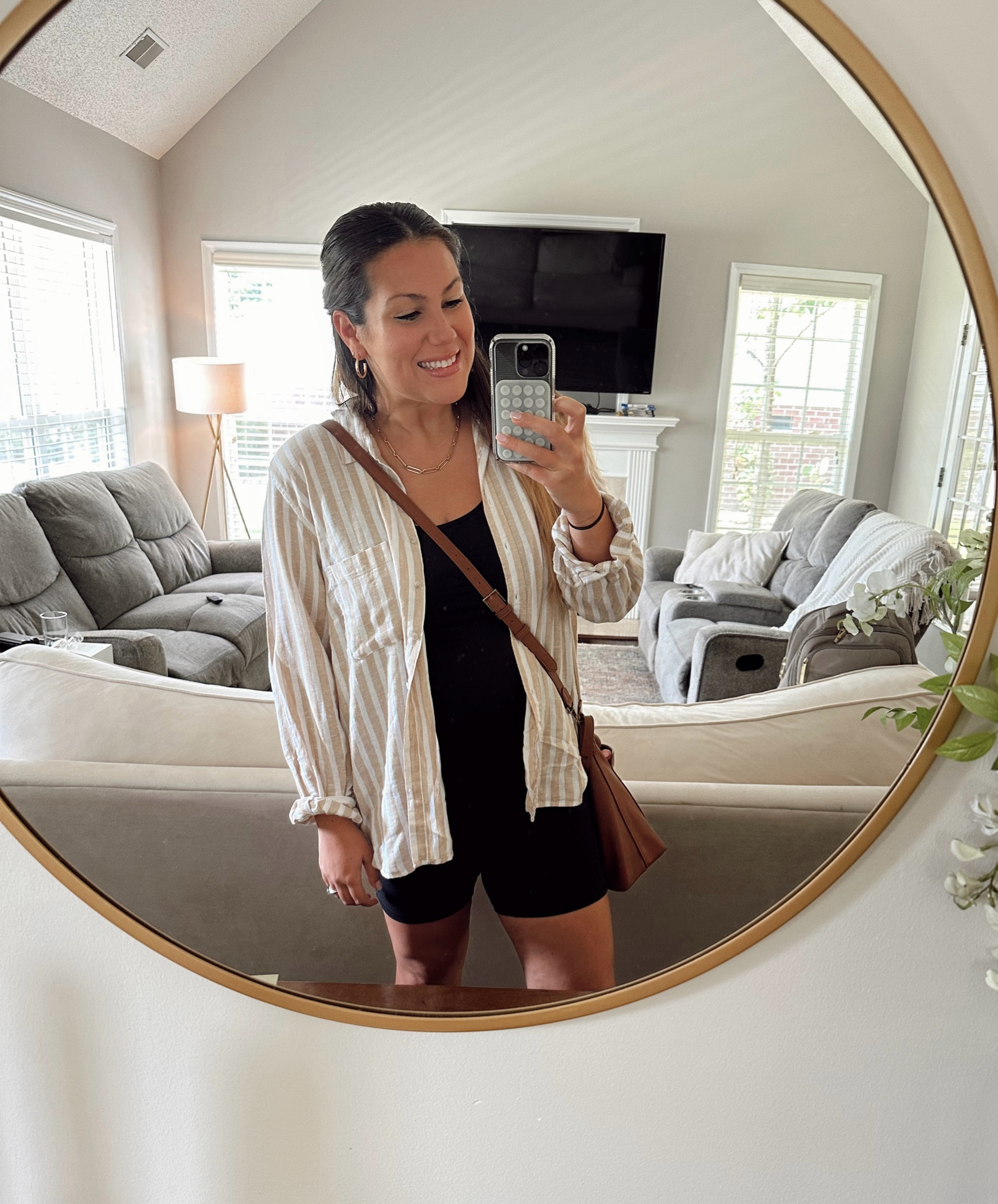 New favorite maternity outfit!! So comfy and cute for summer! 

#LTKMidsize #LTKBump