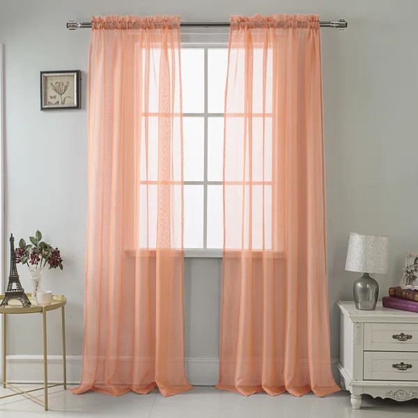 Landose Polyester Sheer Curtain Panel | Wayfair North America