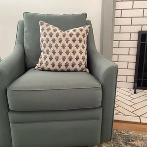 Hand block print pillow cover, indigo blue and and Natural floral pillow cover ,Natural linen flo... | Etsy (US)