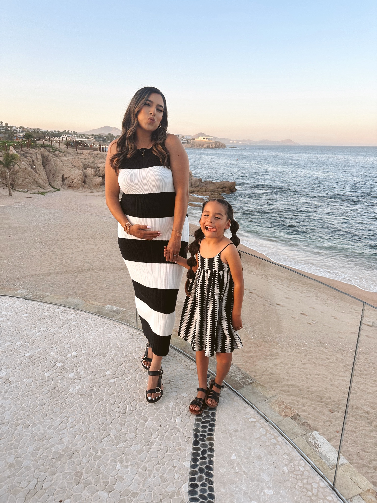 Black & White with my mini me 🫶🏼 I got a size medium in the dress! Emma’s dress is cotton on kids but not online anymore so check-in store! 

#LTKTravel #LTKSummerSales #LTKBump