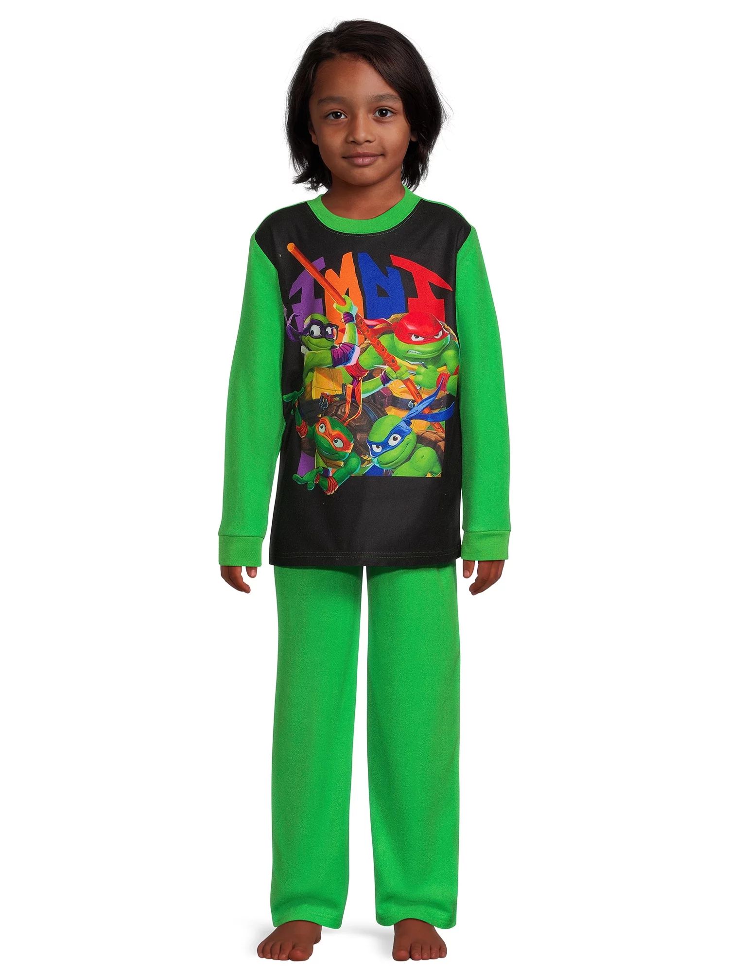 Boys Licensed Character Long Sleeve Top and Pants, 2-Piece Sleet Set, Sizes 4-12 | Walmart (US)