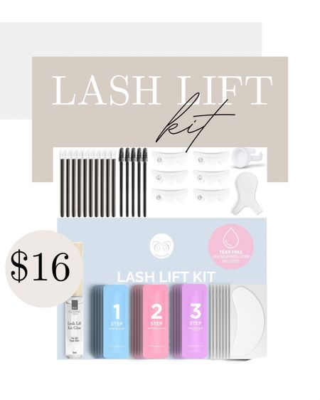 The lash lift kit that I use is on sale for $16 for Black Friday! I like this one because each perm solution comes in individual packets so you don’t have to worry about the perm solution going bad. 

#LTKCyberWeek