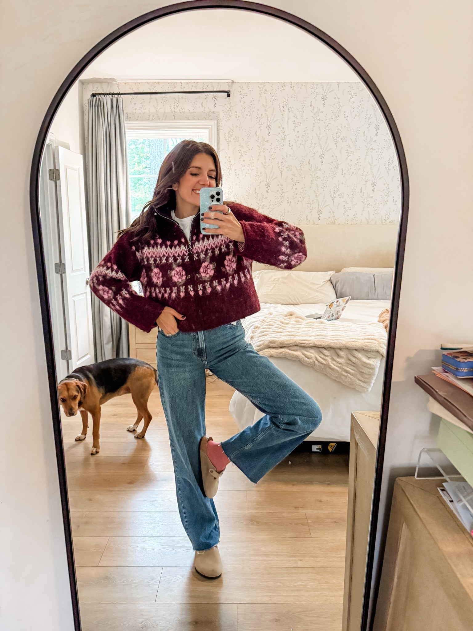 Favorite recent purchase— this sweater from Target!! I wear a size small. I’m 5’7” in a 26 long in the jeans. 

#LTKTall #LTKOver40