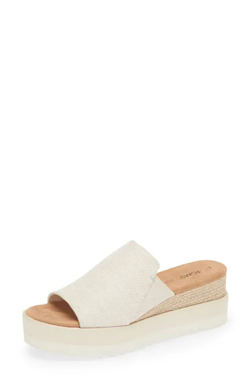 TOMS Diana Mule Sandal in Natural Nat at Nordstrom, Size 8 | Nordstrom