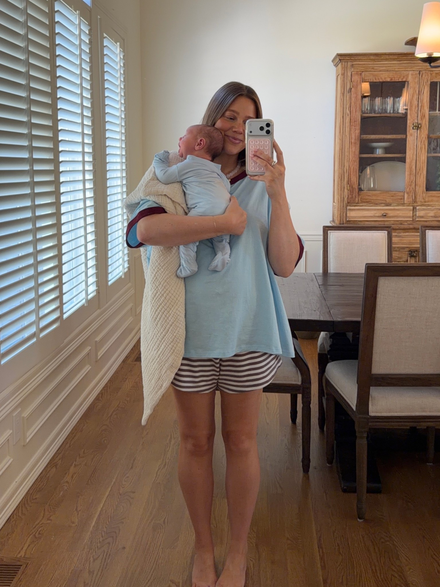 Tshirt one size it fits like an XL, love these baby onesies! and this is the best baby blanket we’ve bought for all our kids! Shorts sold out but are daily drills

#LTKBaby #LTKKids
