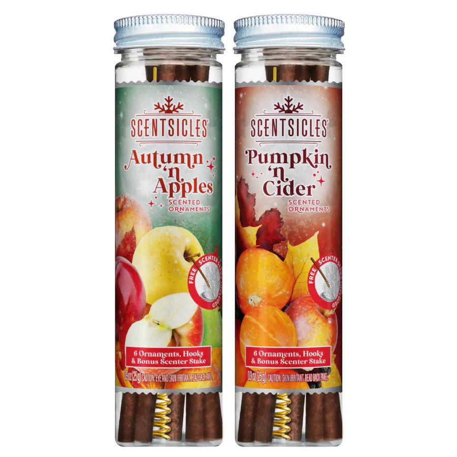 Scentsicles, 6pc Stick, Autumn 'n  Apples & Pumpkin 'n Cider- 2 Pack | National Tree Company