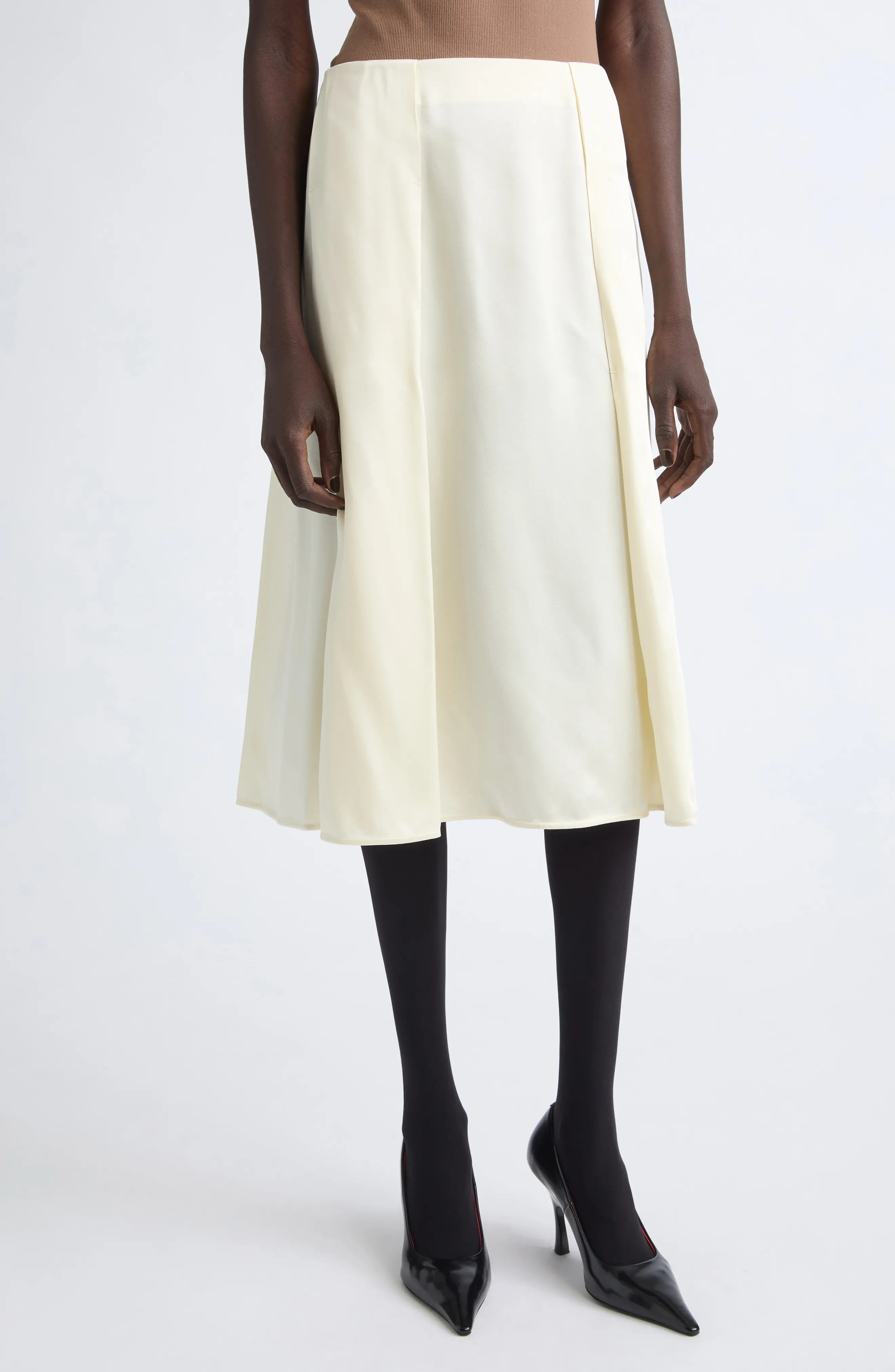Jil Sander Pleated A-Line Skirt (Women) | Nordstrom | Nordstrom