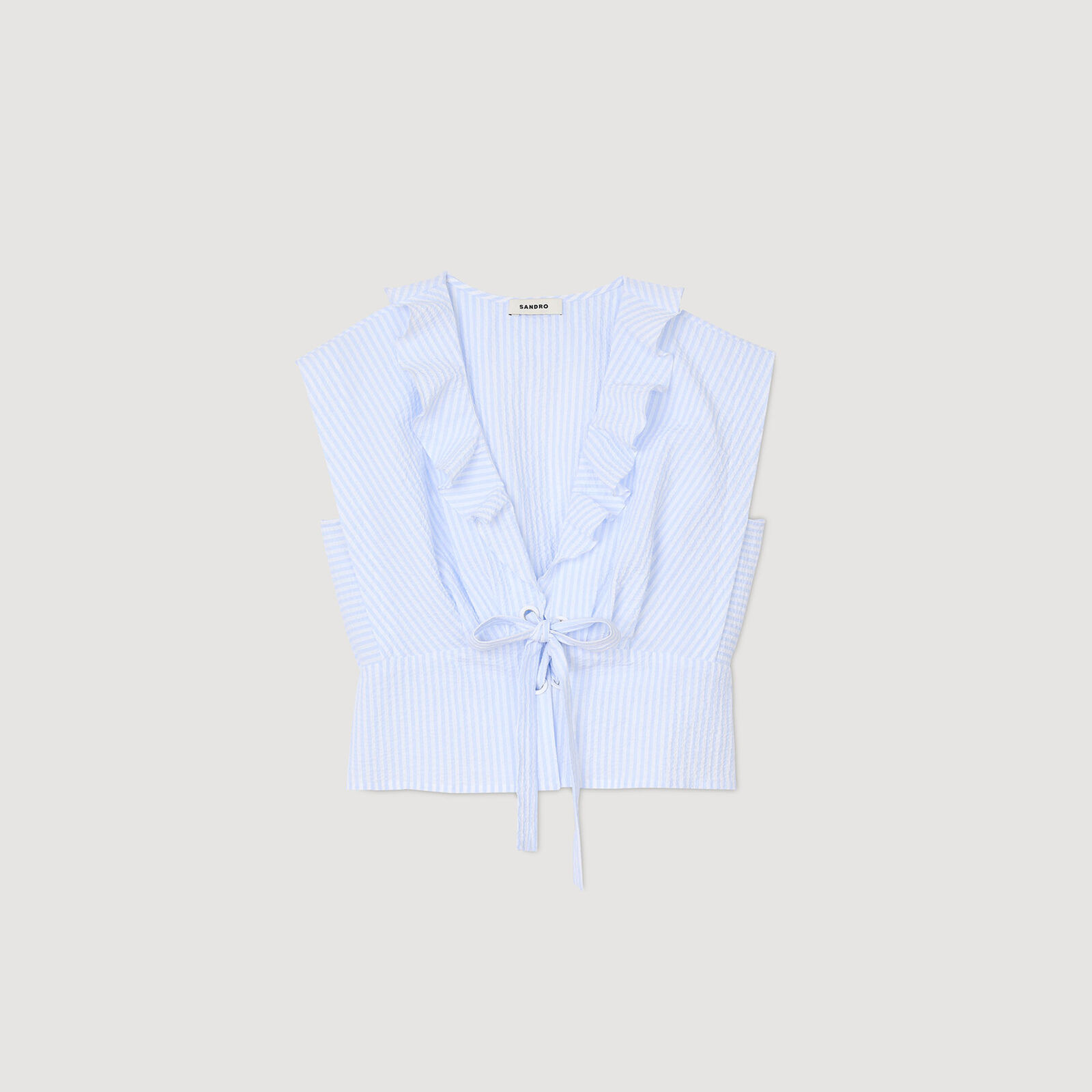 Striped crop top | Sandro US | Sandro-Paris US