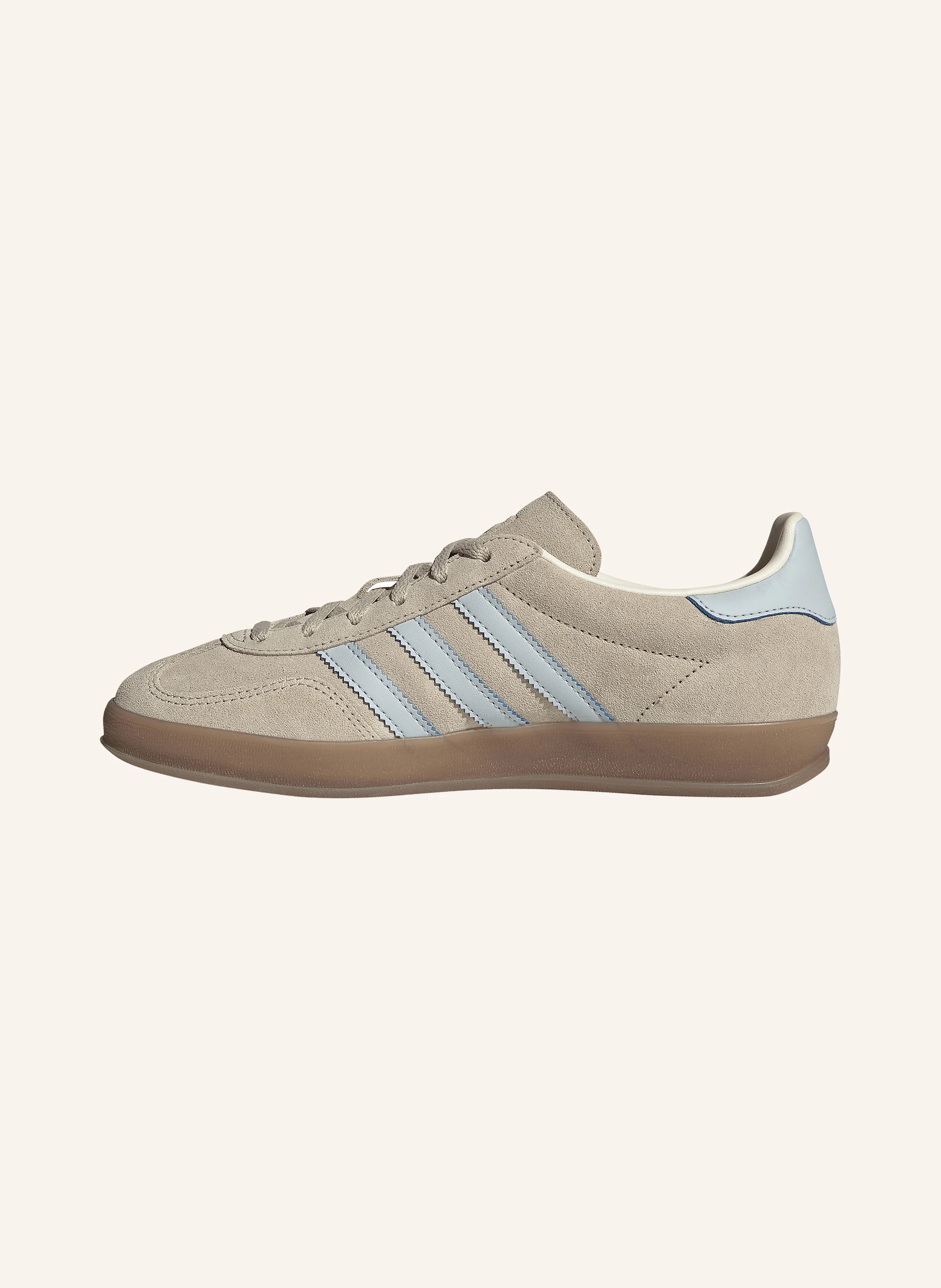 adidas Originals Sneaker GAZELLE INDOOR in beige / gold / hellblau | Breuninger (DACH)