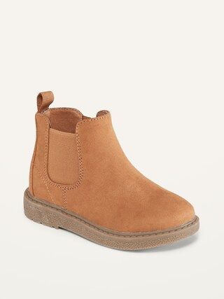 Faux-Suede Chelsea Boots for Toddler Boys | Old Navy (US)