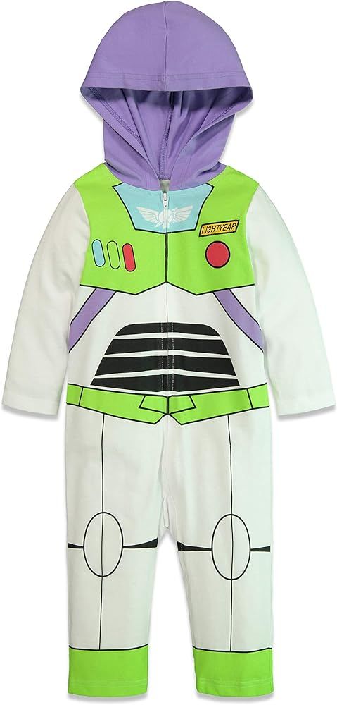 Disney Pixar Toy Story Buzz Lightyear Baby Boy Zip-Up Costume Coverall | Amazon (US)