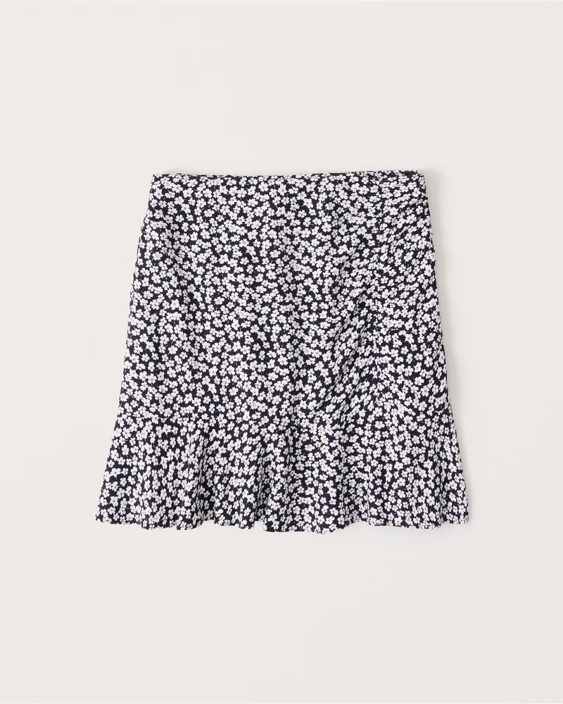 Cinched Mini Skirt | Abercrombie & Fitch (US)