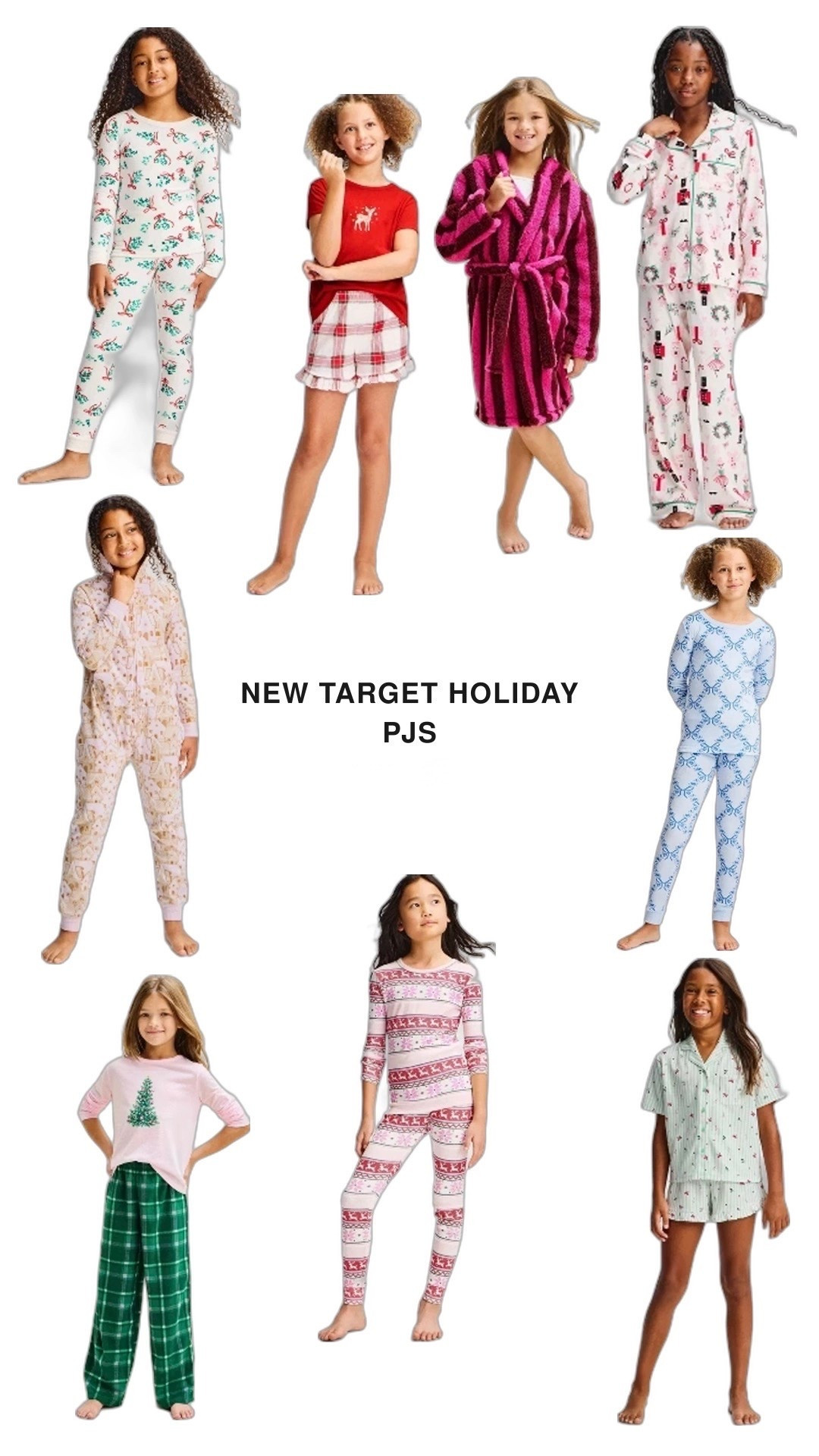 So many new pajamas at Target! 

Holiday. Tween. Kids. Pjs. Christmas. Family matching

#LTKKids #LTKSeasonal