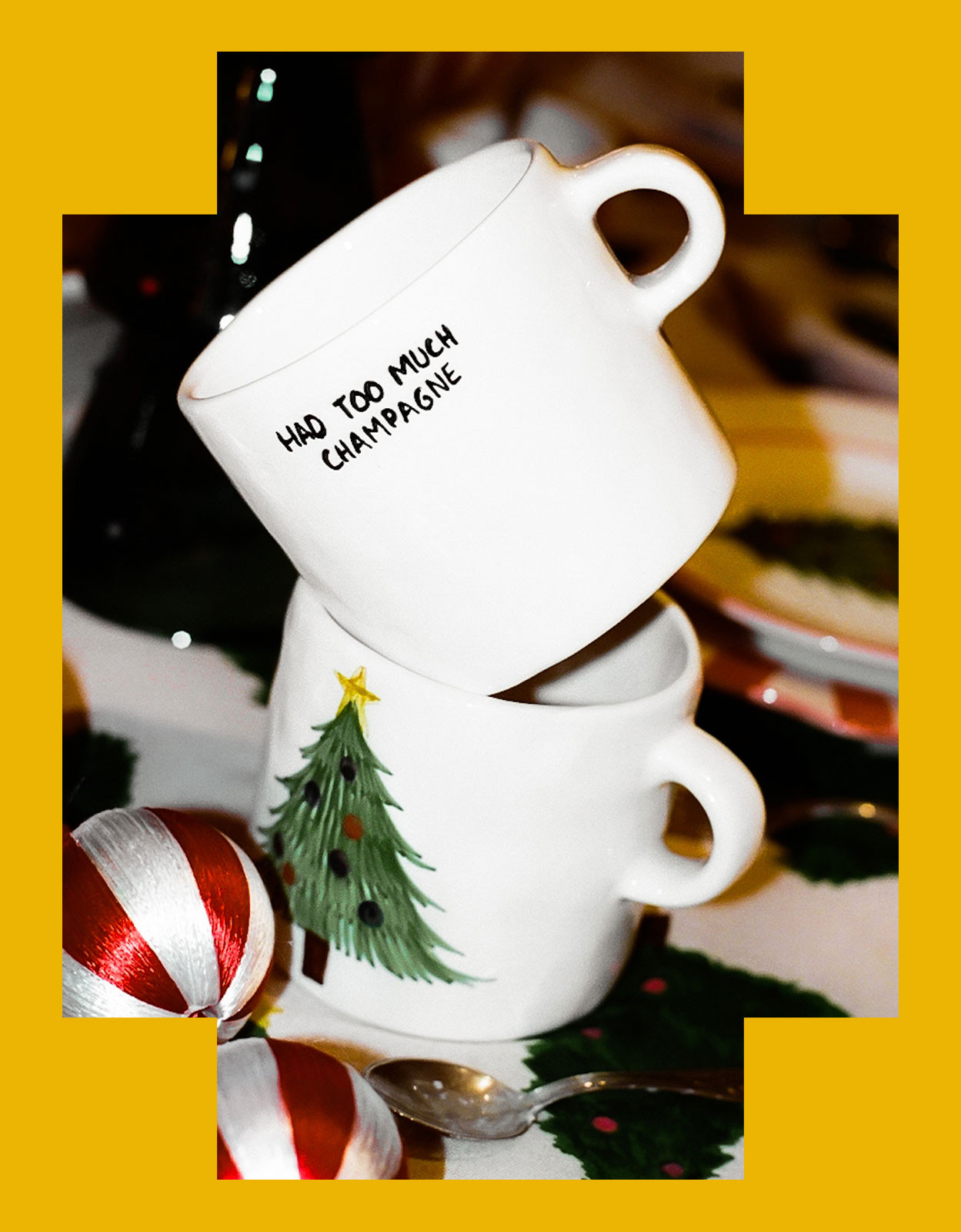 Anna + Nina Too Much Champagne Mug | Monsoon (UK)