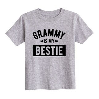 Grammy Is My Bestie - Toddler Short Sleeve Tee (5T) | Bed Bath & Beyond