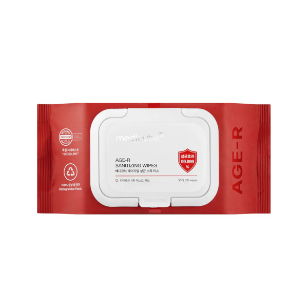 medicube - Age-R Sanitizing Wipes - 30 wipes | Stylevana
