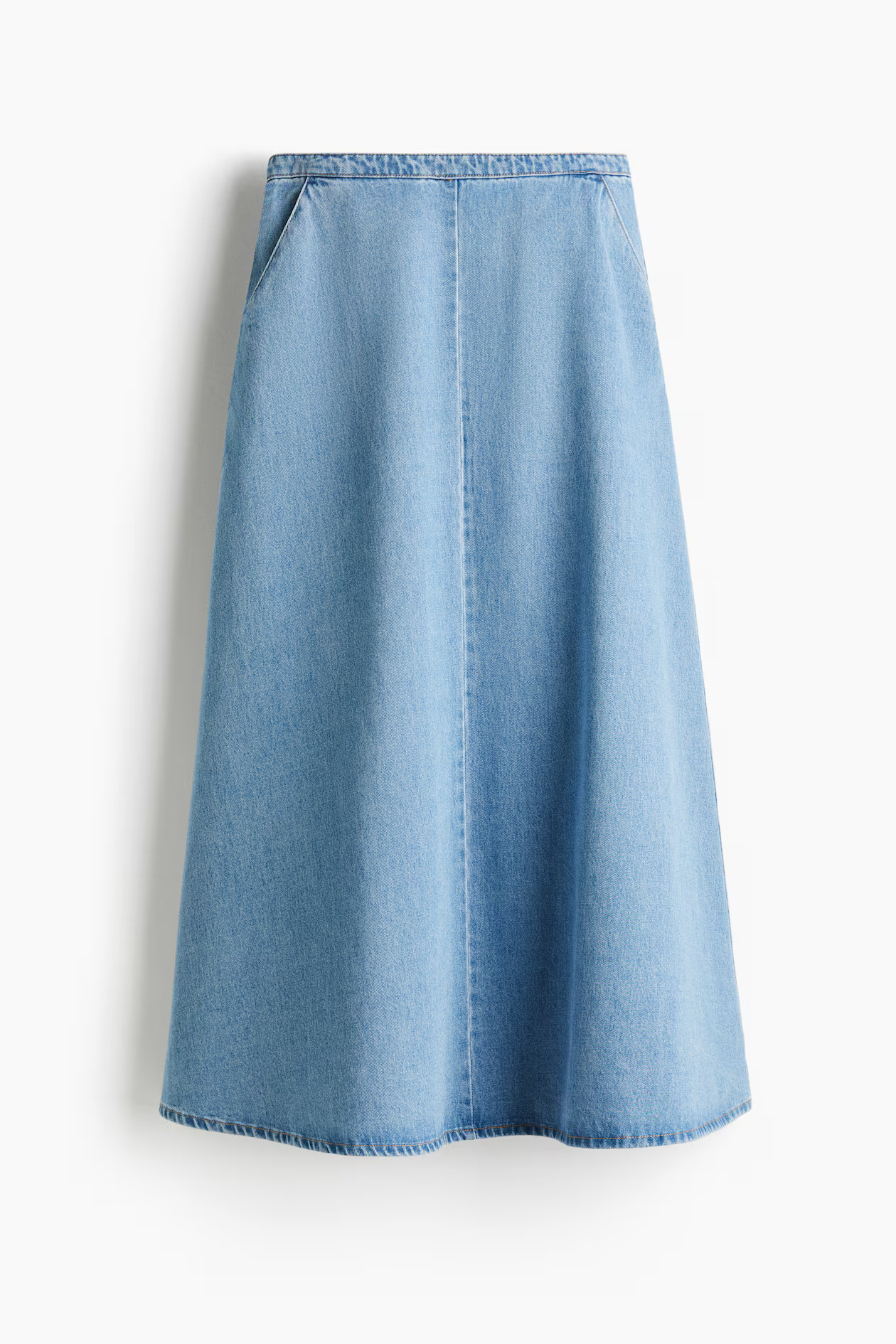 Denim midi skirt | H&M (UK, MY, IN, SG, PH, TW, HK)