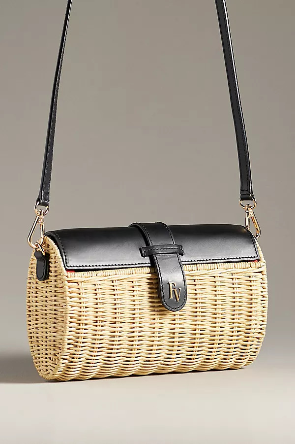 Frances Valentine Betsy Wicker Basket Crossbody Bag | Anthropologie (US)