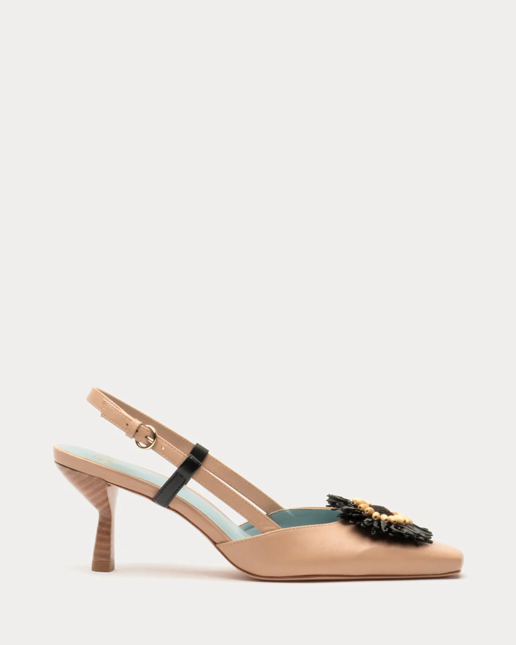Liza Raffia Slingback Natural | Frances Valentine