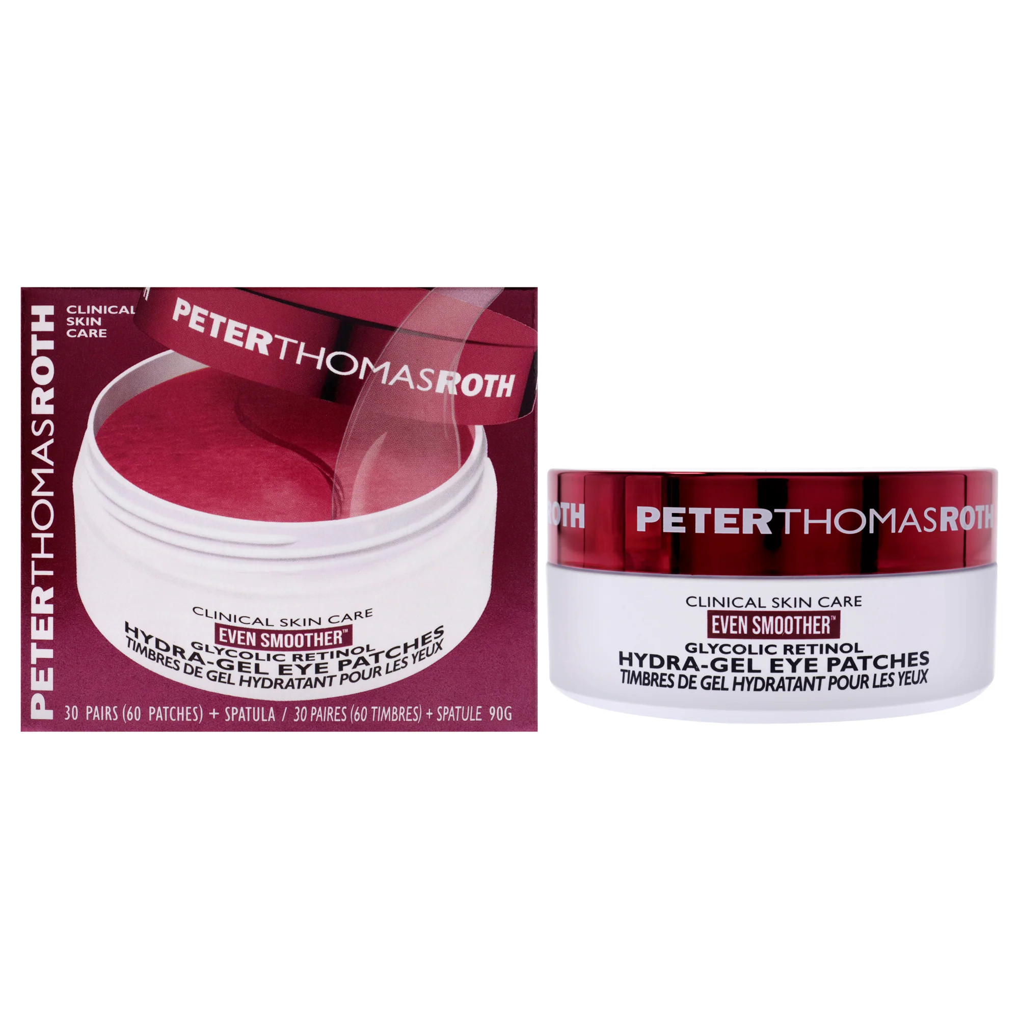 Peter Thomas Roth Even Smoother Glycolic Retinol Hydra-Gel Eye Patches For Women 30 count Pair Eye Patches | Shop Simon