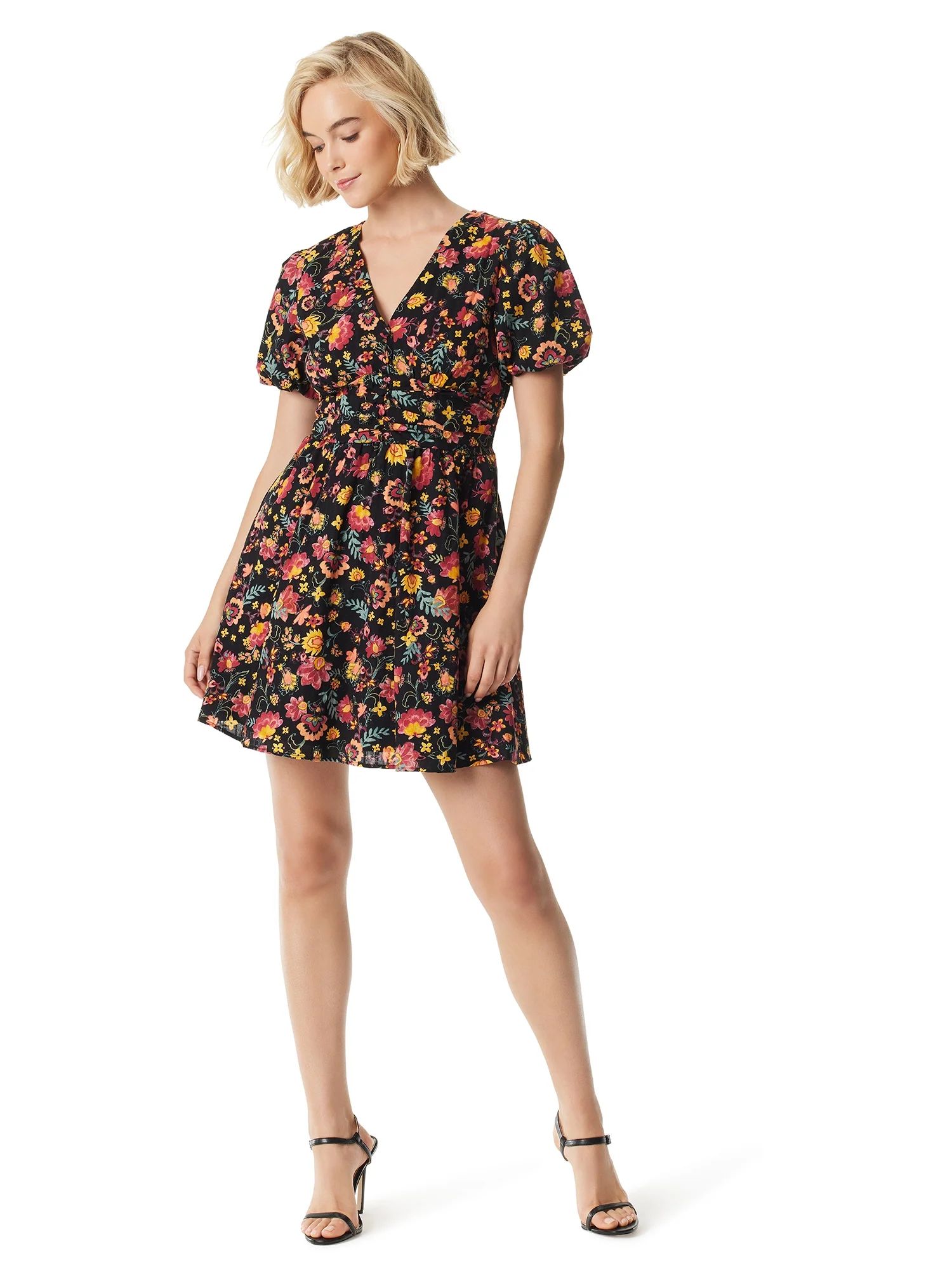 Jessica Simpson Women's and Women's Plus Rebecca Baby Doll Dress | Walmart (US)