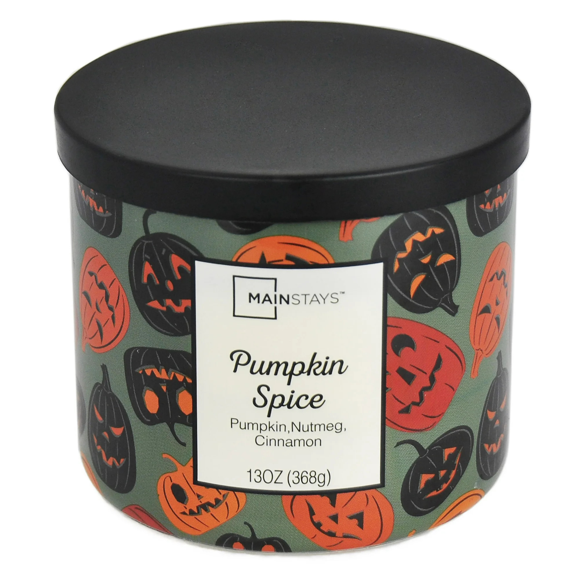 Mainstays Pumpkin Spice Halloween Candle, 13 ounce | Walmart (US)