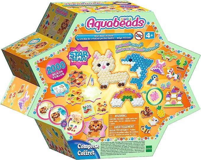 Aquabeads Star Bead Station Complete Arts & Crafts Bead Kit for Children - Over 2,000 Beads, Incl... | Amazon (US)