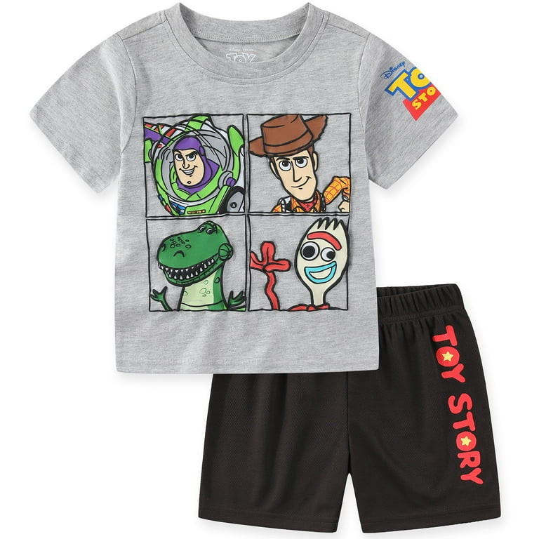 Disney Toy Story Short Sleeve T-Shirt and Shorts Set (Boys), 2 Piece Set, Sizes 2T-7 | Walmart (US)