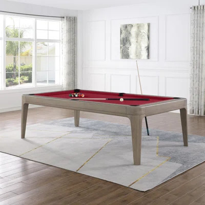 Playcraft Boca 8' Slate Pool Table with Dining Top, Benches & Chairs/Professional Installation Included | Wayfair North America