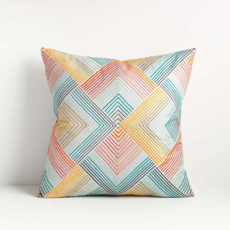 Rayi 18"x18" Pillow Cover + Reviews | Crate and Barrel | Crate & Barrel