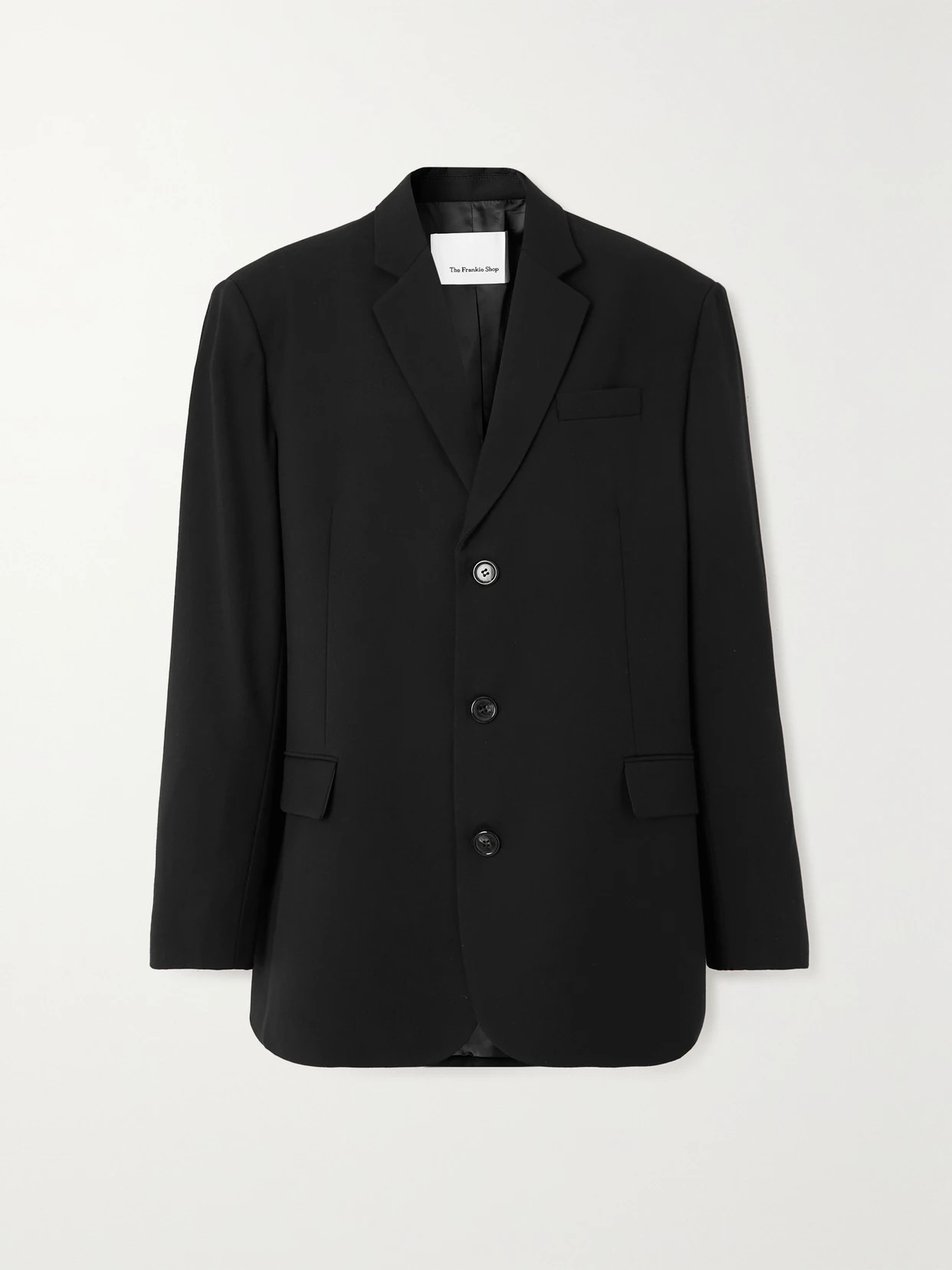The Frankie Shop - Gelso Oversized Tencel Lyocell-blend Blazer - Black | NET-A-PORTER (US)