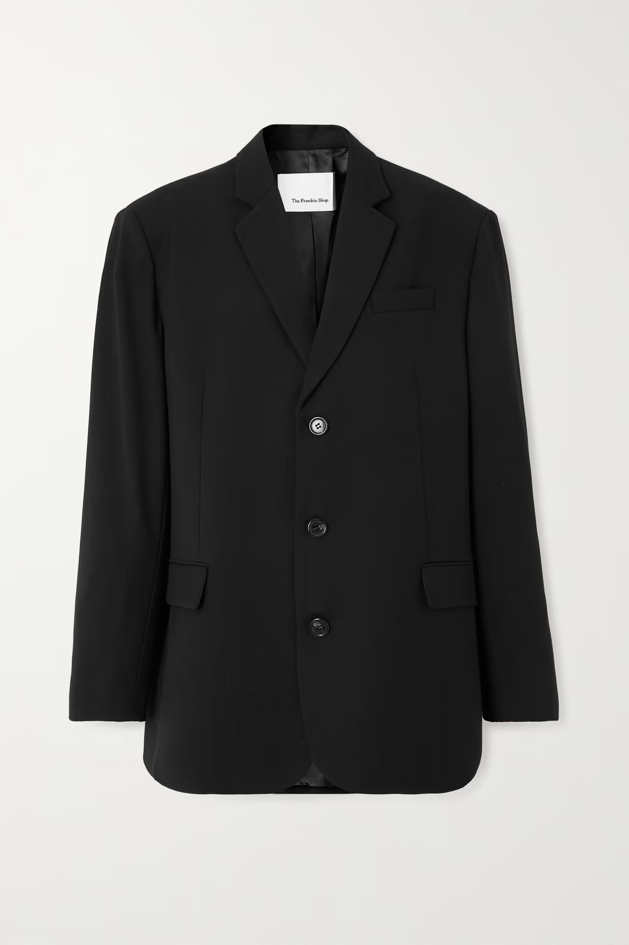 The Frankie Shop - Gelso Oversized Tencel Lyocell-blend Blazer - Black | NET-A-PORTER (US)