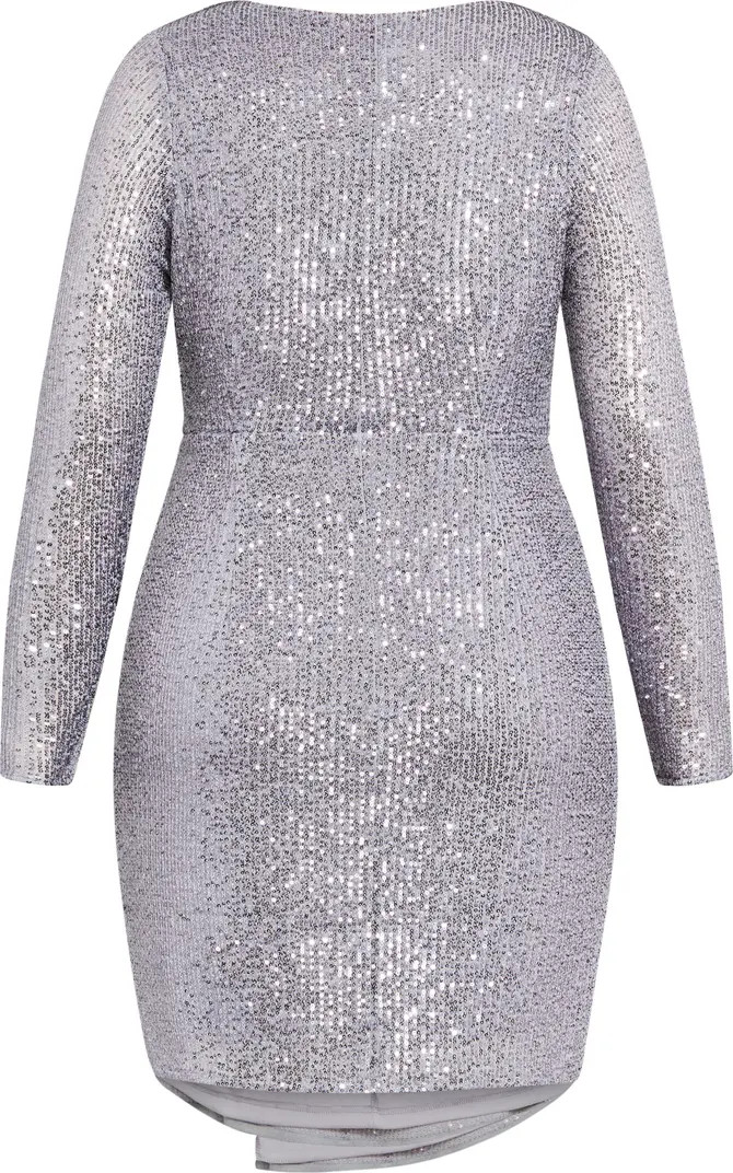 Razzle Sequin Long Sleeve Dress | Nordstrom