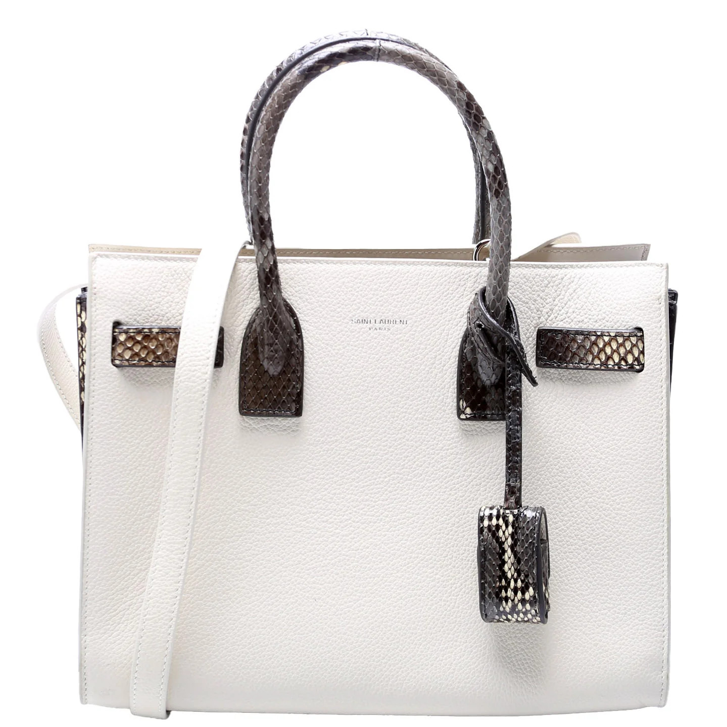 Sac De Jour Baby Calfskin/Snakeskin 421863 | Keeks Designer Handbags