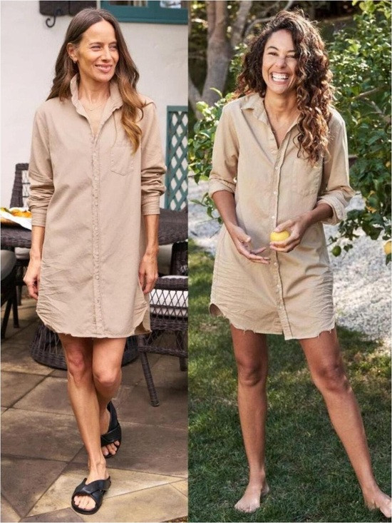 Frank and Eileen tan Mary Shirtdress button down dress | Poshmark