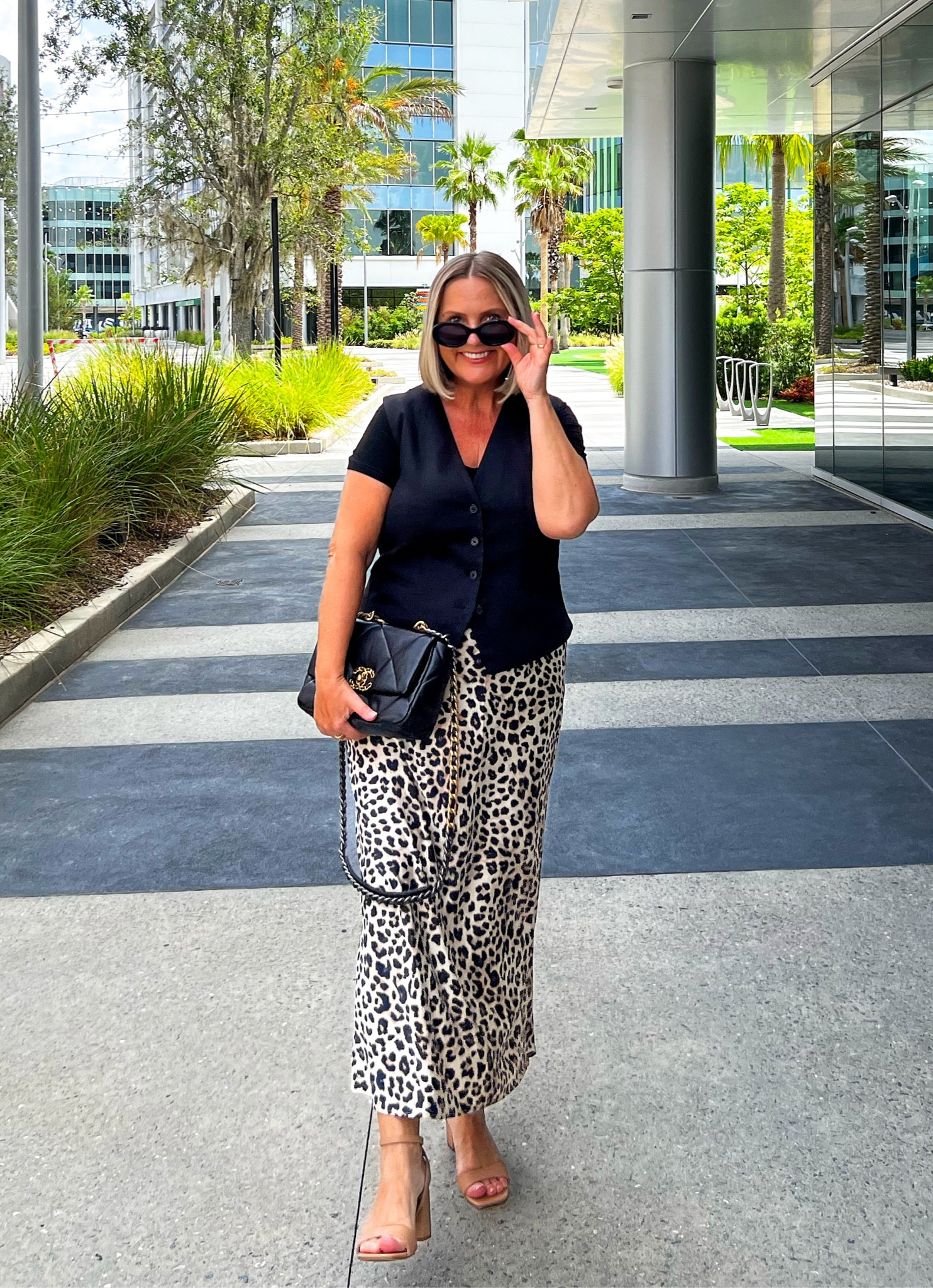 Leopard satin slip skirt with a black vest. Classic pieces and easy to dress up or down.

Fall styles, fall fashion, trending, what to wear.



#LTKOver40 #LTKFindsUnder50 #LTKStyleTip