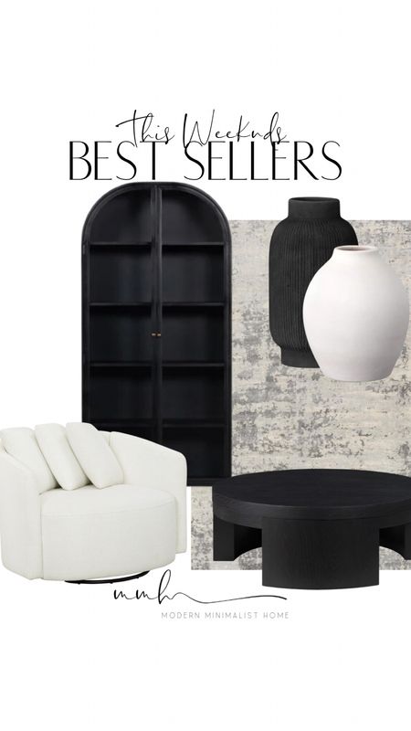 This Weekend’s Best Sellers Home Decor // MODERN HOME // MODERN MINIMALIST HOME // HOME DECOR // ROOM DECOR // WALMART // ACCENT CHAIR // CABINET // RUG // TARGET VASE

#LTKstyletip #LTKfindsunder50 #LTKhome