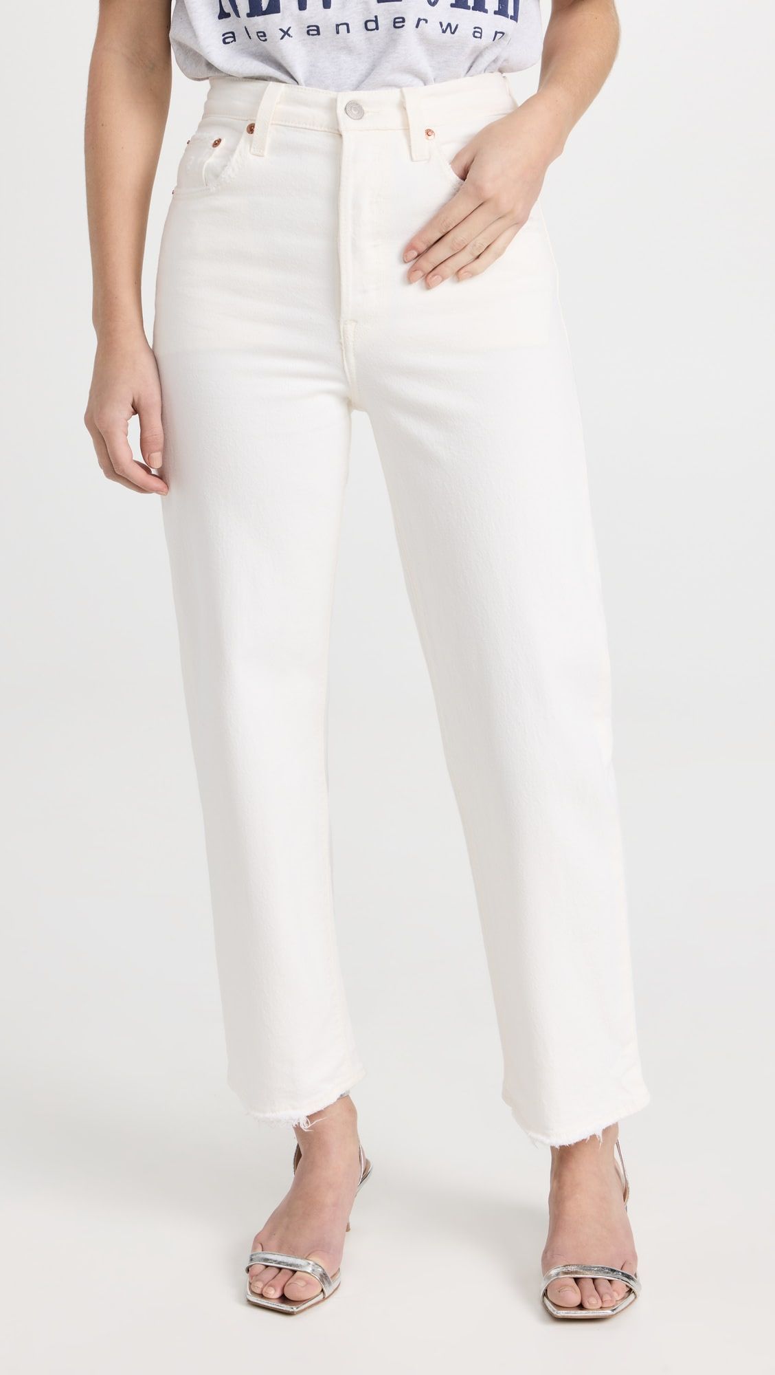 Ribcage Straight Ankle Jeans | Shopbop