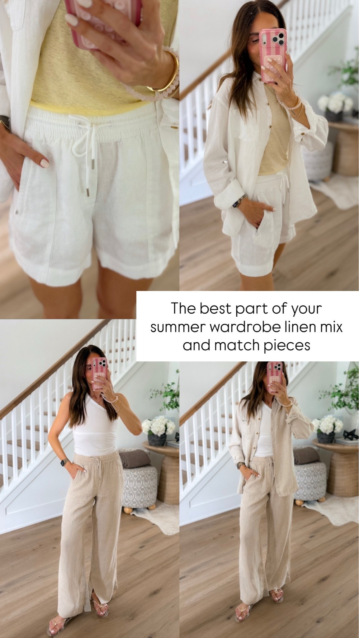 My most worn summer wardrobe staples are the linen pieces from @athleta - love that you can
mix and match, and there’s so many fun colors. #athletapartner

#LTKootd #LTKOver40