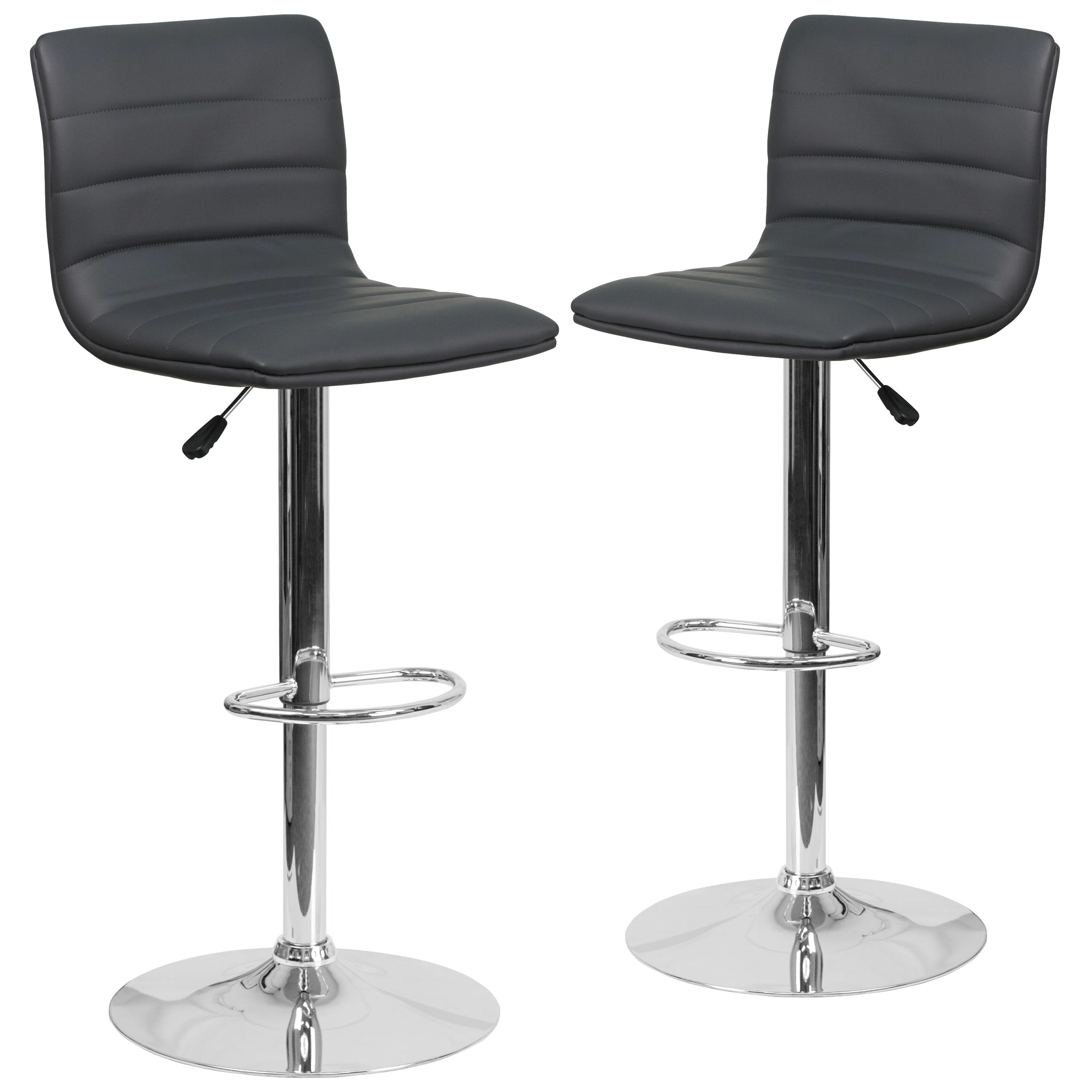Ben Swivel Adjustable Height Stool (Set of 2) | Wayfair North America