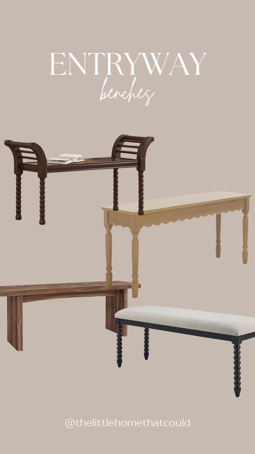 Cute entry or dining benches 

#LTKSaleAlert #LTKHome