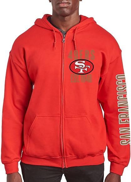 Junk Food x NFL - MVP Zip Hoodie - Unisex Adult Hooded Sweatshirt for Men and Women - Officially ... | Amazon (US)